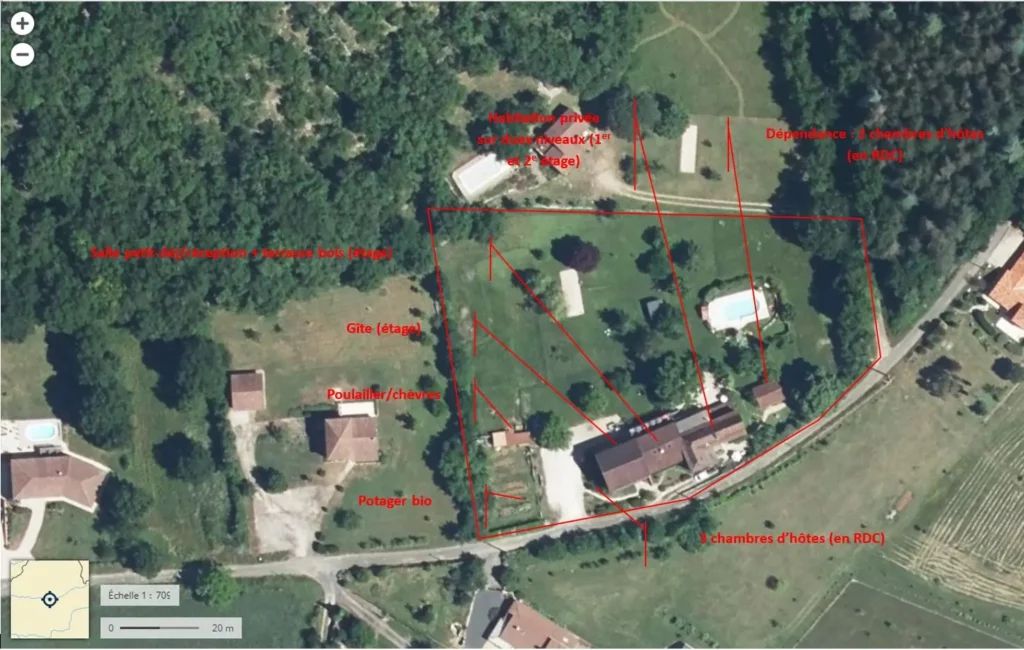 Maison d'hôtes à vendre dans le Lot - Saint-Cirq Lapopie